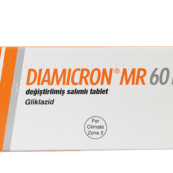 Диапрел / Diamicron MR 60 mg, 60 таблетки - Turkish Medicine