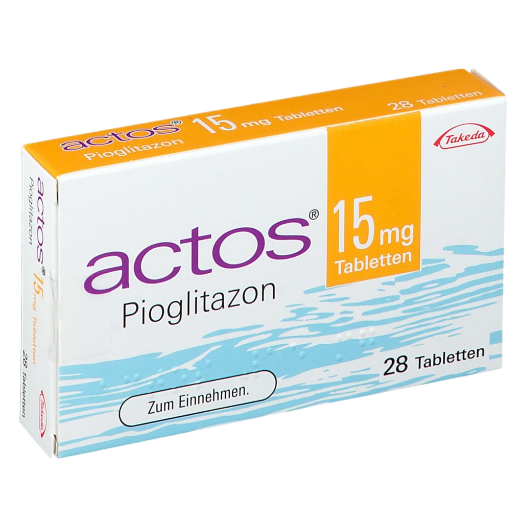 Актос / Actos 15/30 mg, 28 таблетки - Turkish Medicine