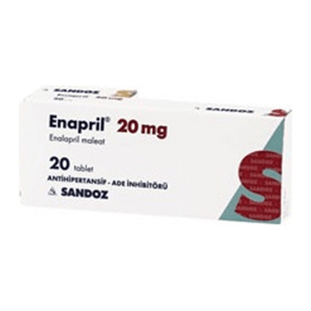 Енаприл 20 mg, 20 таблетки – Enapril 20 mg, 20 tablets