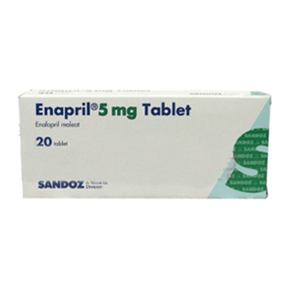 Енаприл 5 mg, 20 таблетки – Enapril 5 mg, 20 tablets