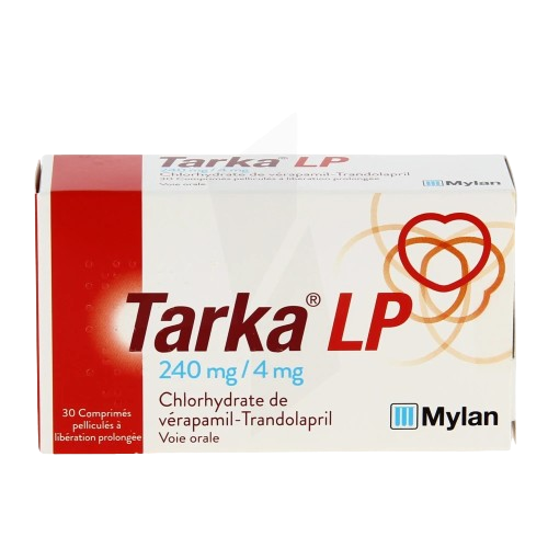 Тарка / Tarka 240 mg/4 mg, 28 таблетки - Turkish Medicine