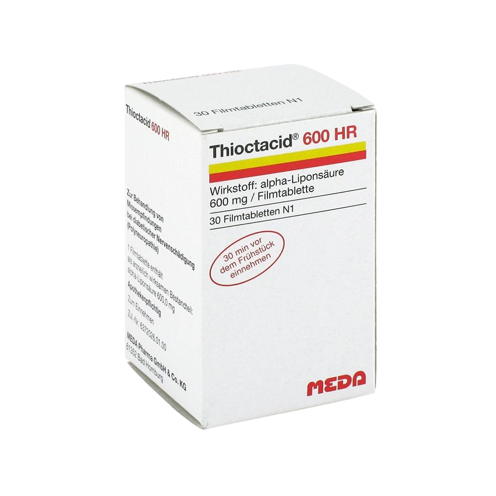 Тиоктацид / Thioctacid 600 mg, 30 таблетки - Turkish Medicine