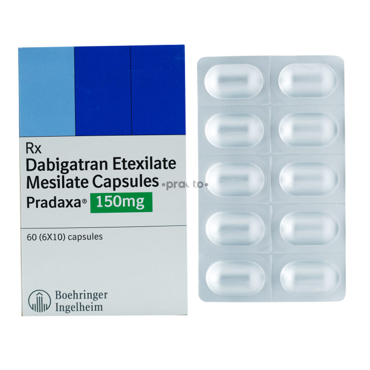 Прадакса / Pradaxa 110 mg/ 150 mg, 60 капсули - Turkish Medicine