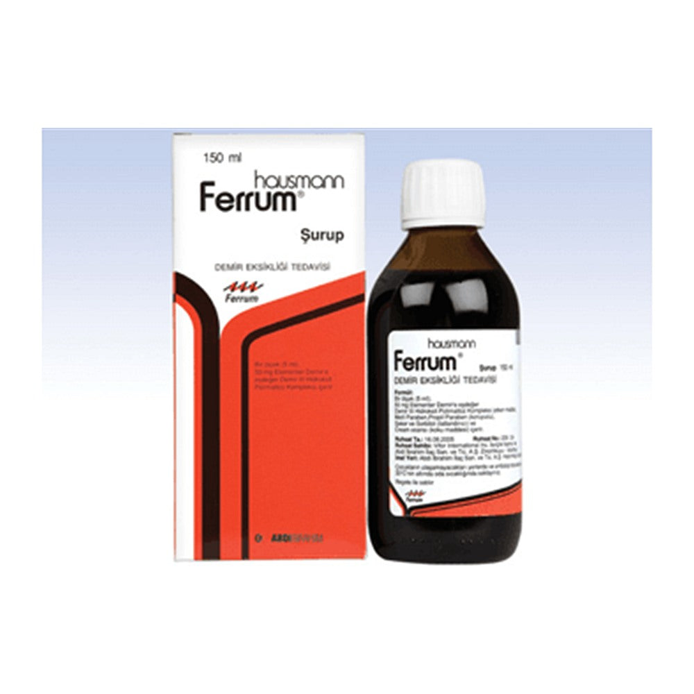 Ферум Хаусман сироп 50 mg/5 ml, 150 ml – Ferrum Hausmann syrup 50 mg/5 ml, 150 ml