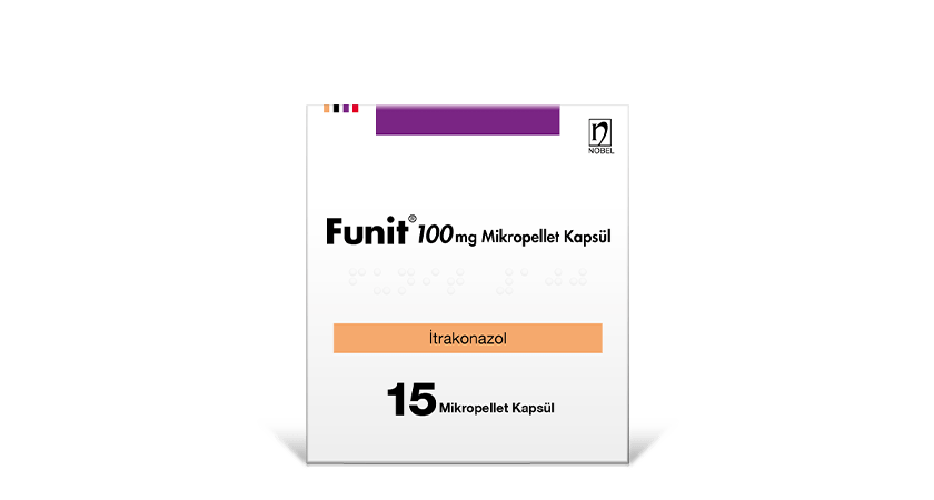 ИТРАКОНАЗОЛ ФУНИТ / FUNIT 100 mg, 15 капсули - Turko Pharma