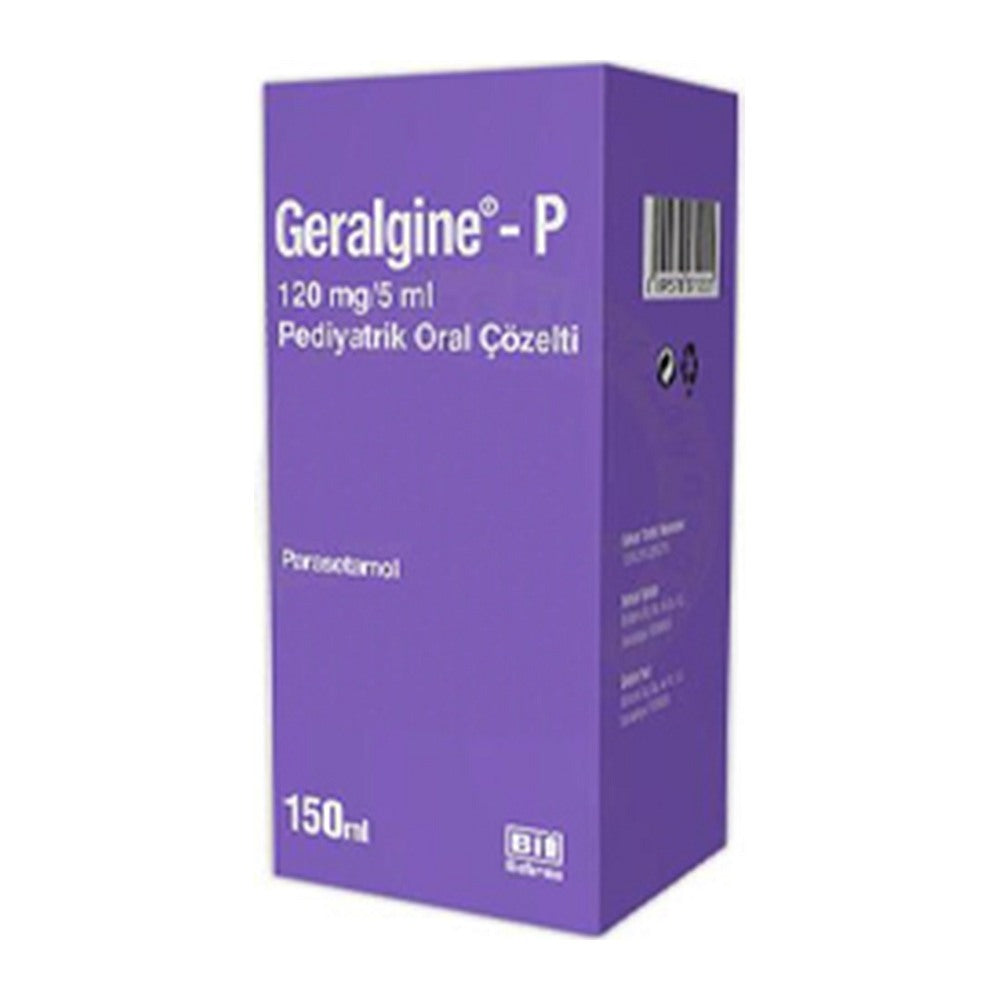 Гералджин-П сироп за деца 120 mg/5 ml, 150 ml – Geralgine-P pediatric syrup 120 mg/5 ml, 150 ml