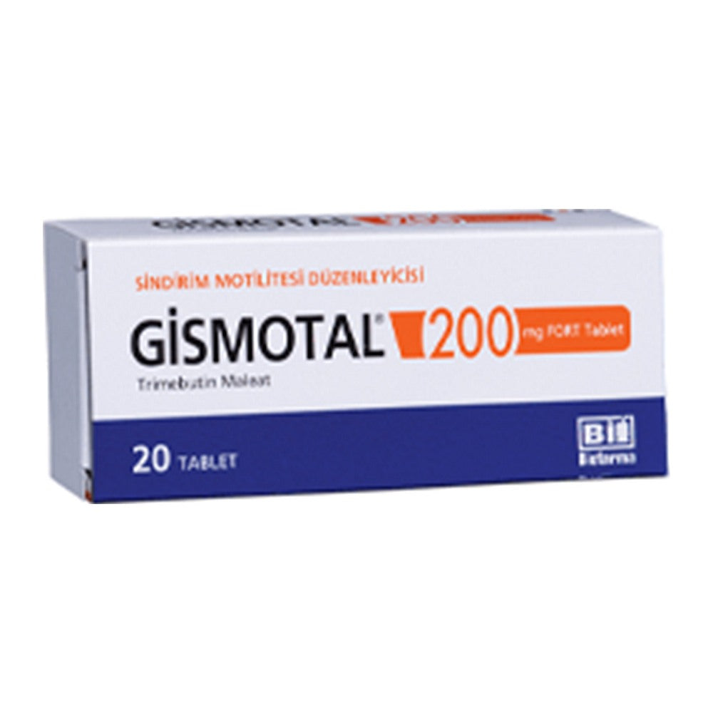 Гисмотал Форт 200 mg, 20 таблетки – Gismotal Fort 200 mg, 20 tablets
