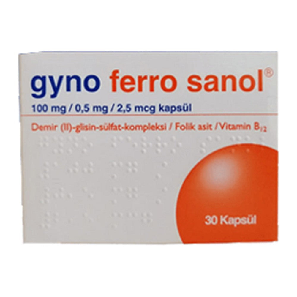 Гино Феро Санол, 30 капсули – Gyno Ferro Sanol, 30 capsules