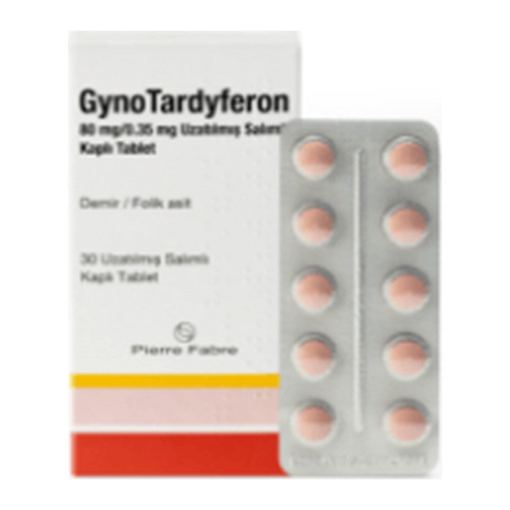 Гинотардиферон 80 mg/0,35 mg, таблетки с удължено освобождаване – Gynotardyferon 80 mg/0.35 mg, prolonged-release tablets