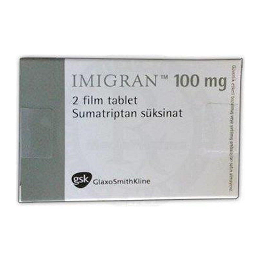 Имигран 100 mg, 2 таблетки – Imigran 100 mg, 2 tablets