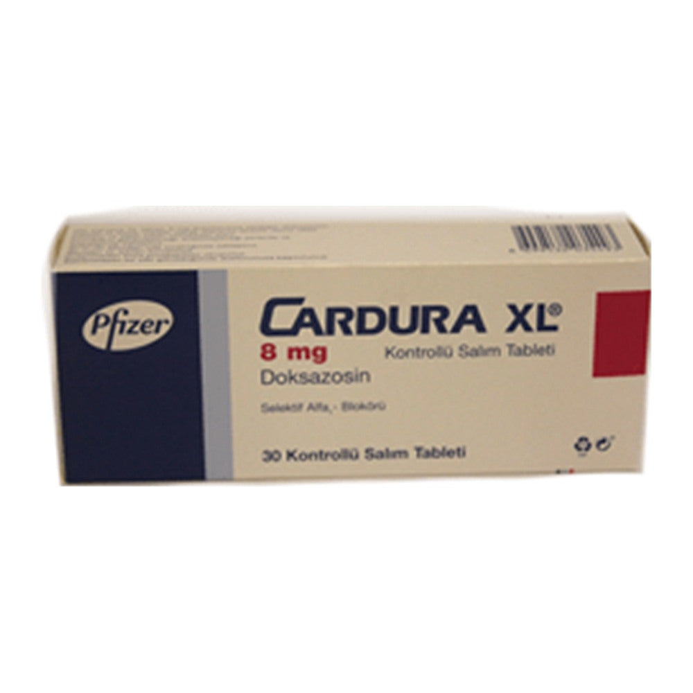 Кардура XL 8 mg, 30 таблетки с удължено освобождаване – Cardura XL 8 mg, 30 prolonged-release tablets