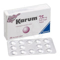 Карум 75 mg, 28 филмирани таблетки – Karum 75 mg, 28 film-coated tablets