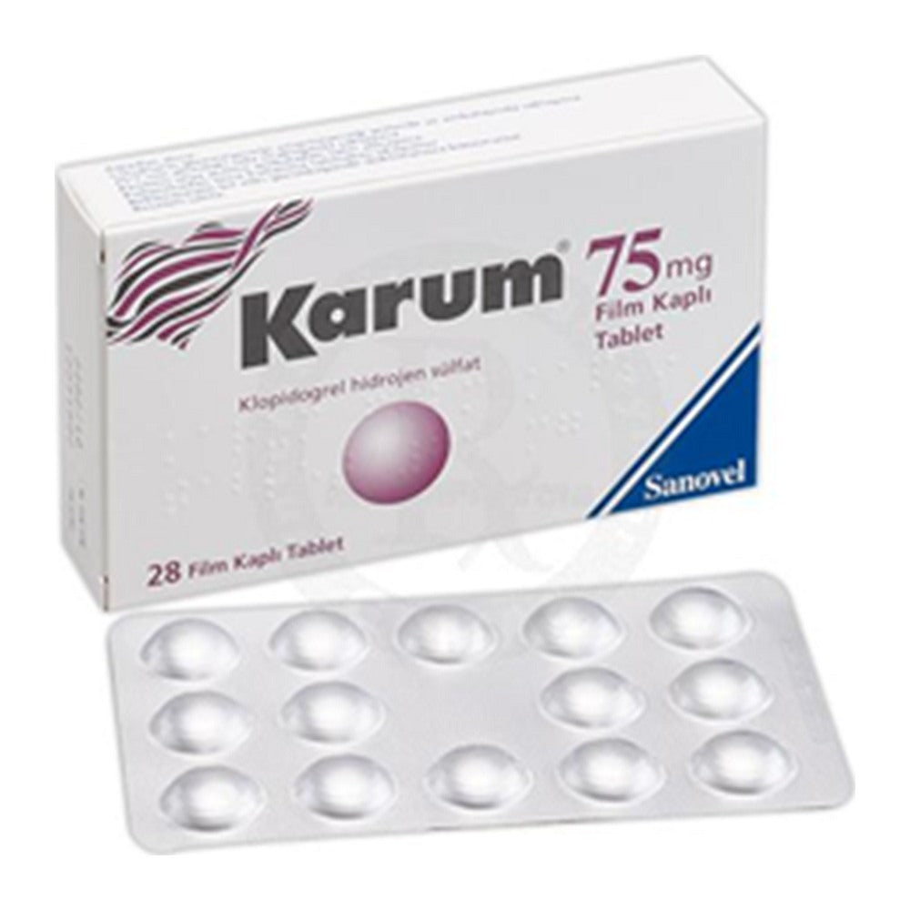 Карум 75 mg, 28 филмирани таблетки – Karum 75 mg, 28 film-coated tablets