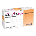 Карвеа Дуо 150 mg/10 mg, 28 филмирани таблетки – Karvea Duo 150 mg/10 mg, 28 film-coated tablets