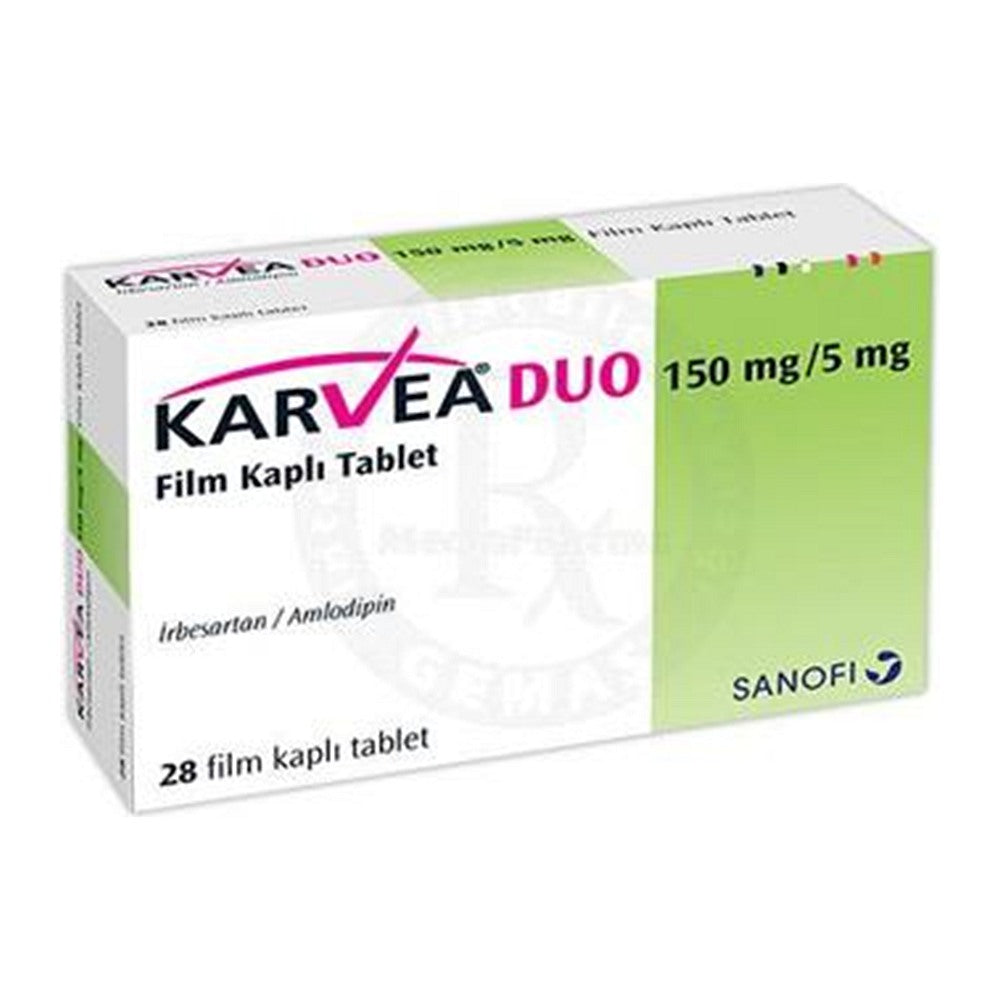 Карвеа Дуо 150 mg/5 mg, 28 филмирани таблетки – Karvea Duo 150 mg/5 mg, 28 film-coated tablets