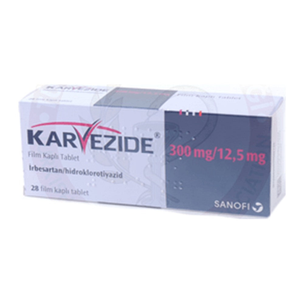 Карвезид 300 mg/12,5 mg, 28 филмирани таблетки – Karvezide 300 mg/12.5 mg, 28 film-coated tablets