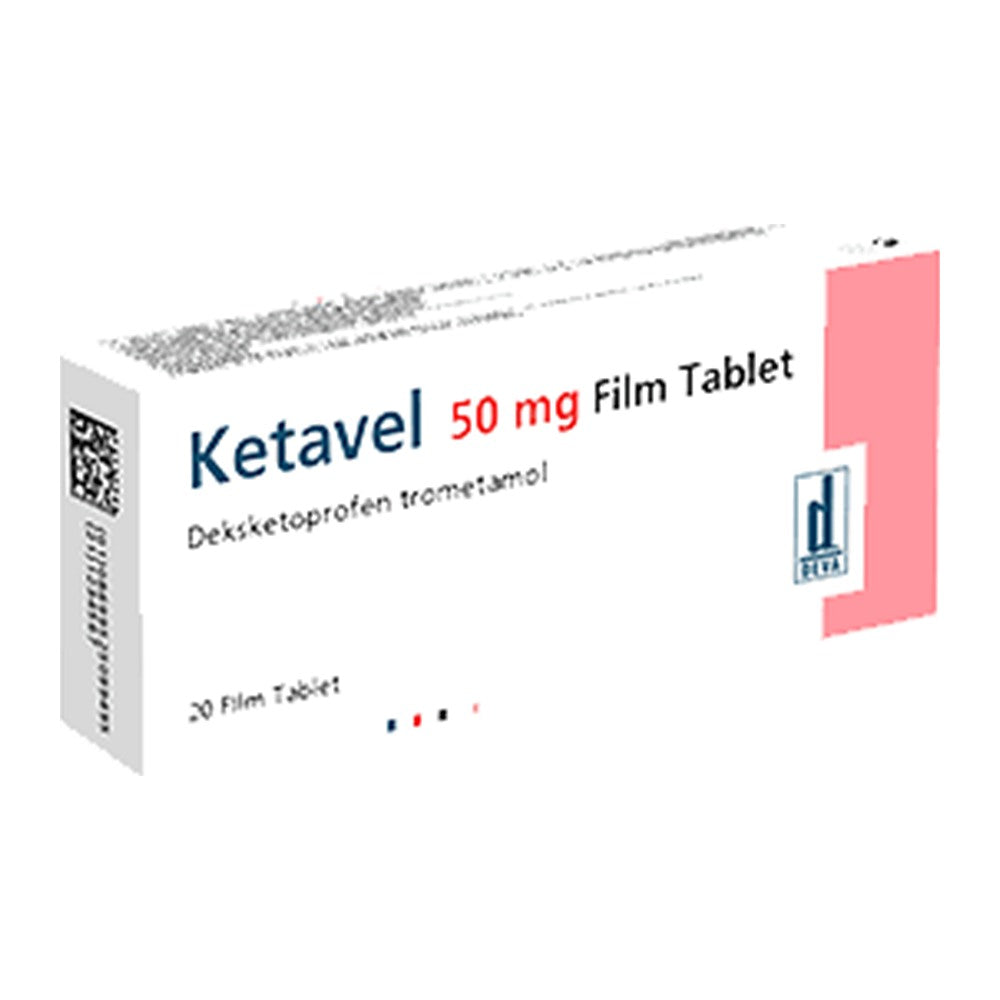 Кетавел 50 mg, 30 филмирани таблетки – Ketavel 50 mg, 30 film-coated tablets