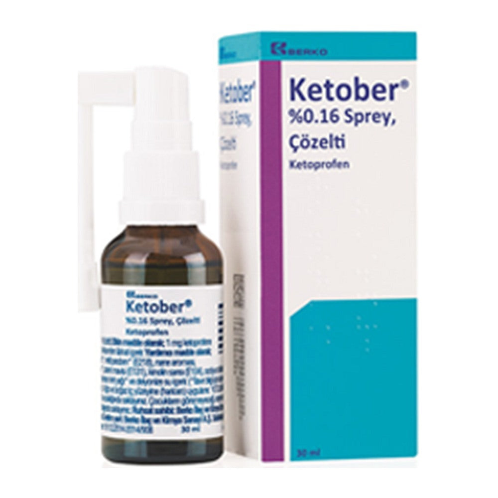 Кетобер спрей за гърло 0,16%, 30 ml – Ketober throat spray 0.16%, 30 ml