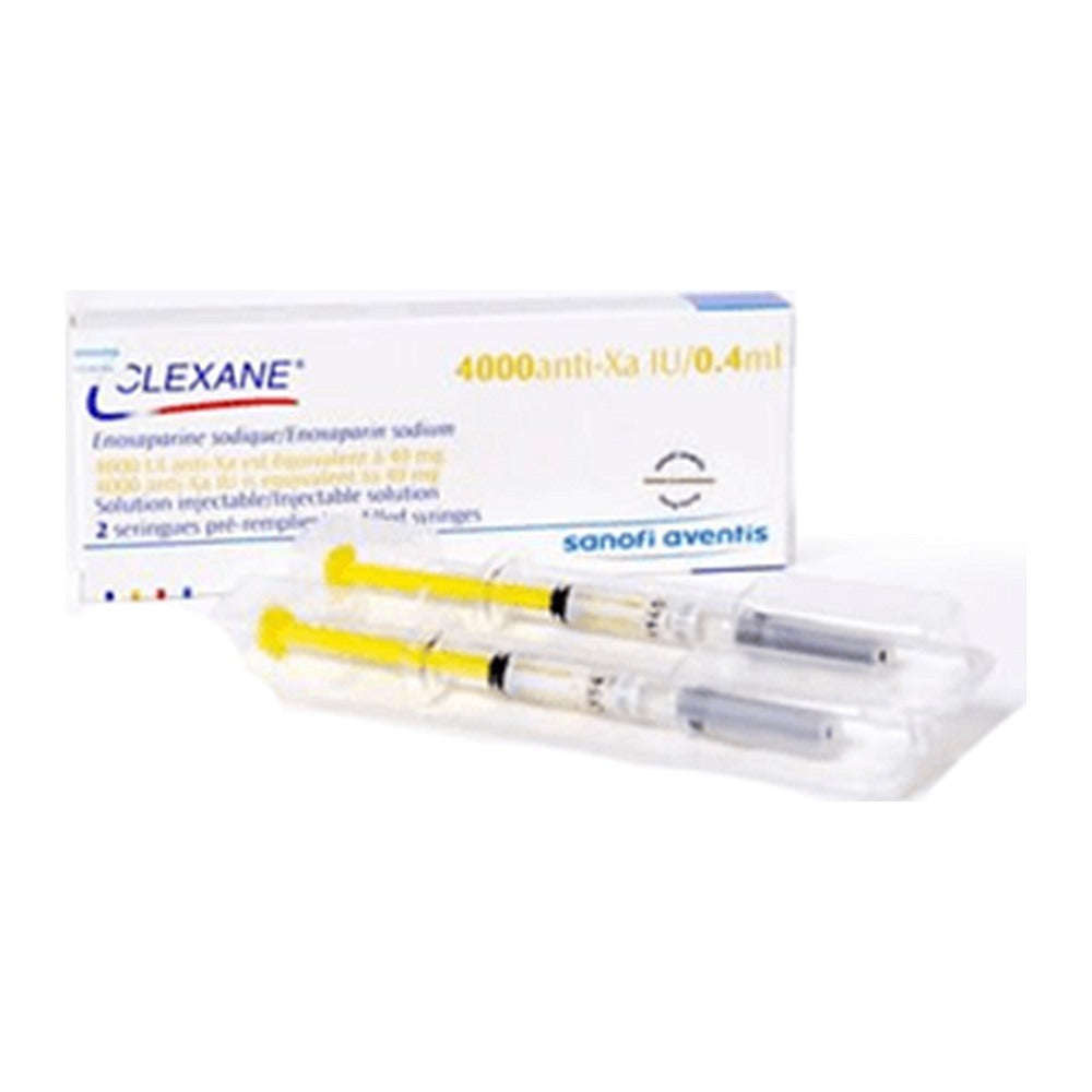 Клексан 4000 anti-Xa IU/0,4 ml, 10 предварително напълнени спринцовки – Clexane 4000 anti-Xa IU/0.4 ml, 10 pre-filled syringes