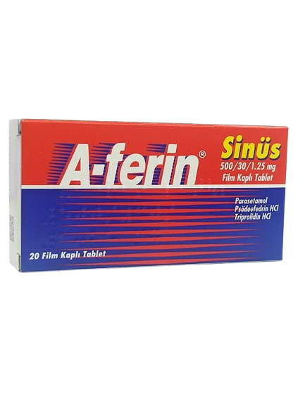Аферин синус / A-Ferin Sinus, 20 таблетки - Turkish Medicine