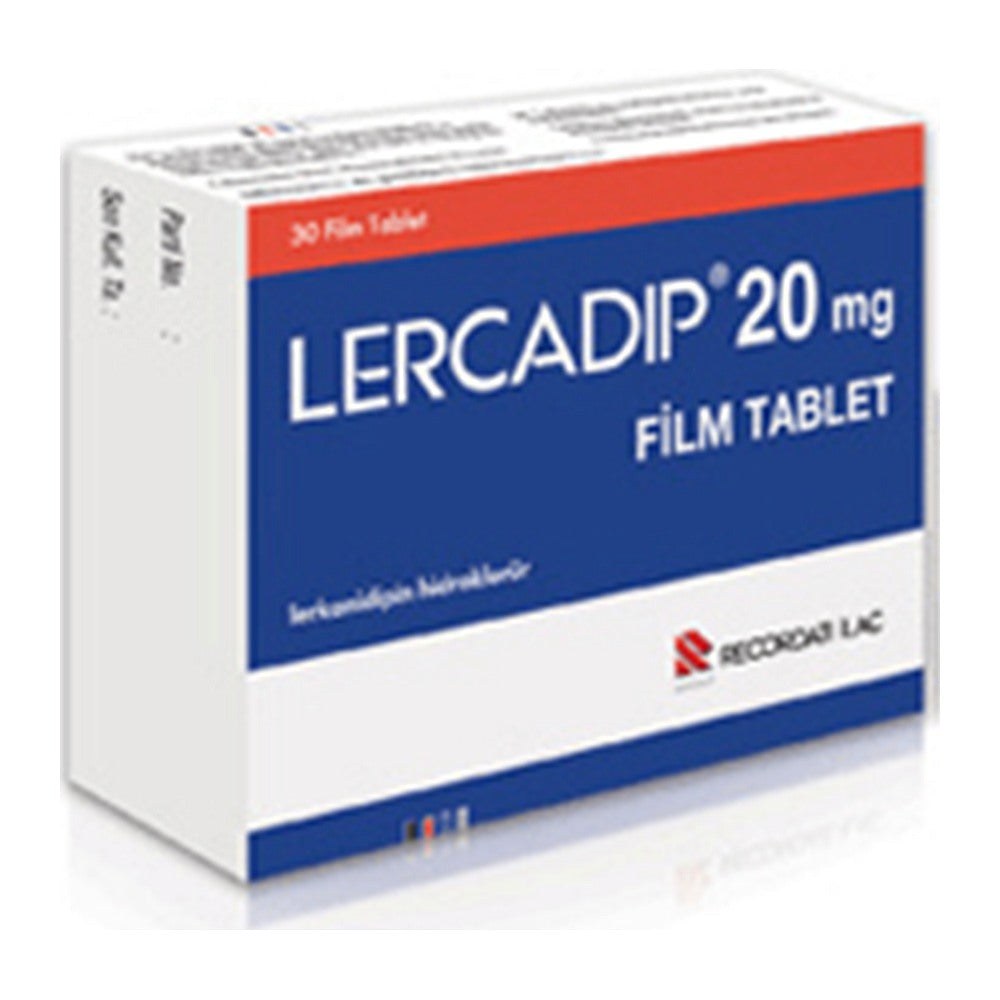 Леркадип 20 mg, 30 филмирани таблетки – Lercadip 20 mg, 30 film-coated tablets