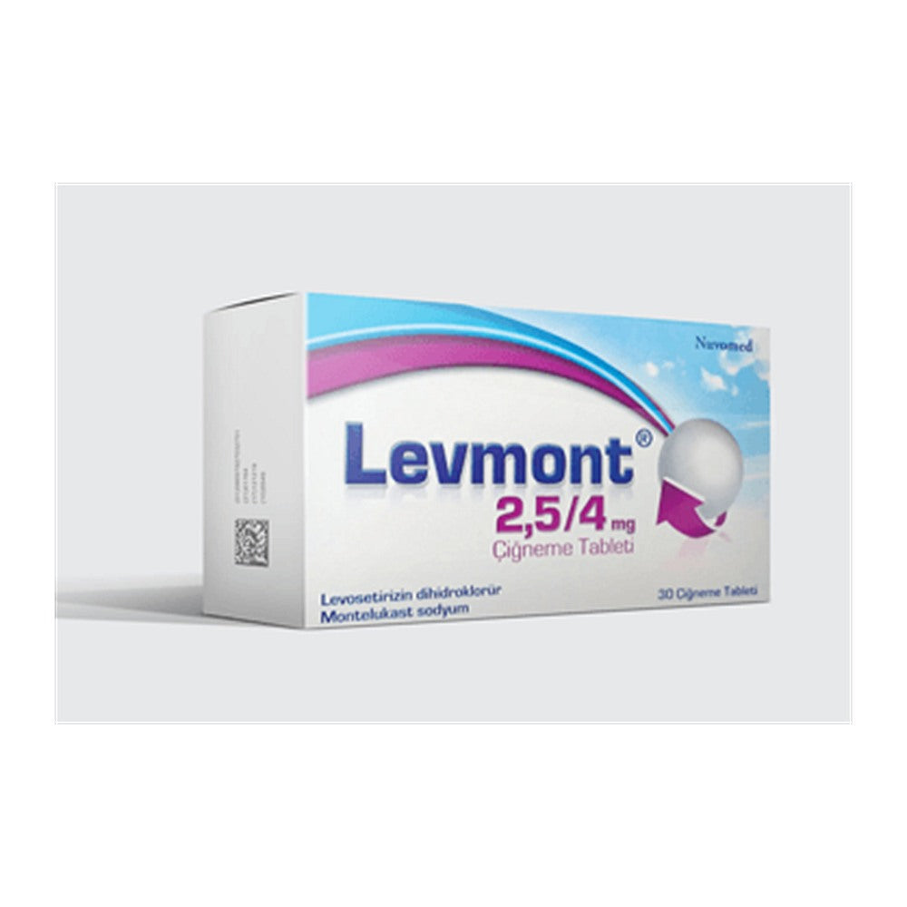 Левмонт 2,5 mg/4 mg, 30 таблетки за дъвчене – Levmont 2.5/4 mg, 30 chewable tablets