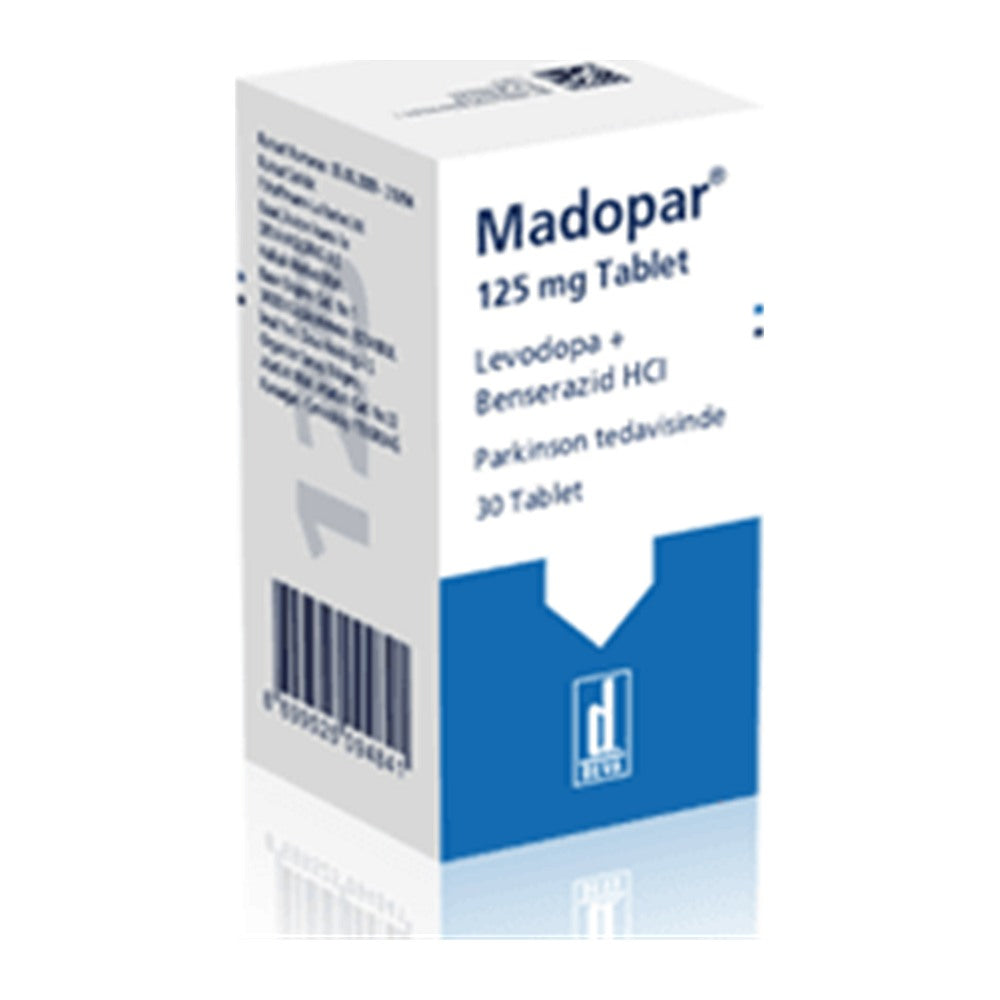 Мадопар 125 mg, 30 таблетки – Madopar 125 mg, 30 tablets