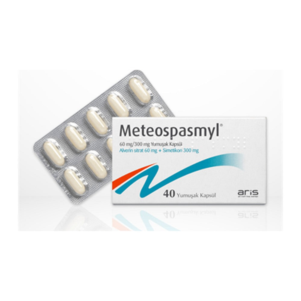 Метеоспазмил 60 mg/300 mg, 80 меки капсули – Meteospasmyl 60 mg/300 mg, 80 soft capsules