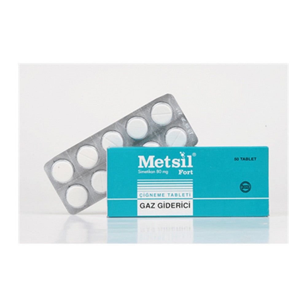 Метсил Форт 80 mg, 50 таблетки за дъвчене – Metsil Fort 80 mg, 50 chewable tablets