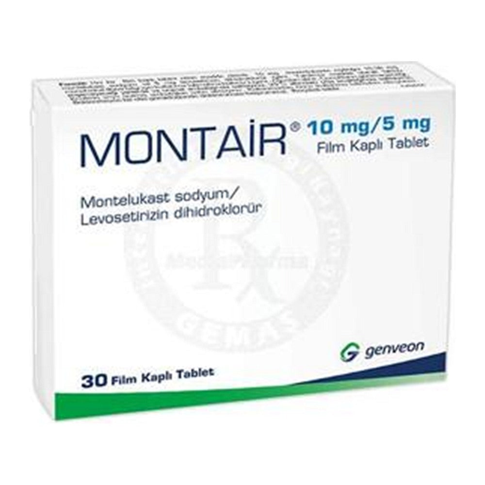 Монтеър 10 mg/5 mg, 30 филмирани таблетки – Montair 10/5 mg, 30 film-coated tablets