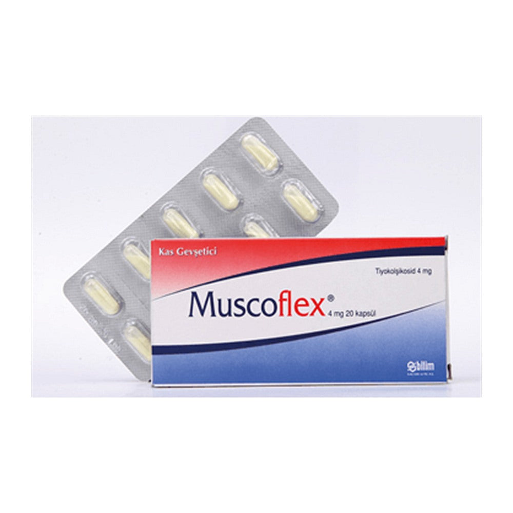 Мускофлекс 4 mg, 20 капсули – Muscoflex 4 mg, 20 capsules