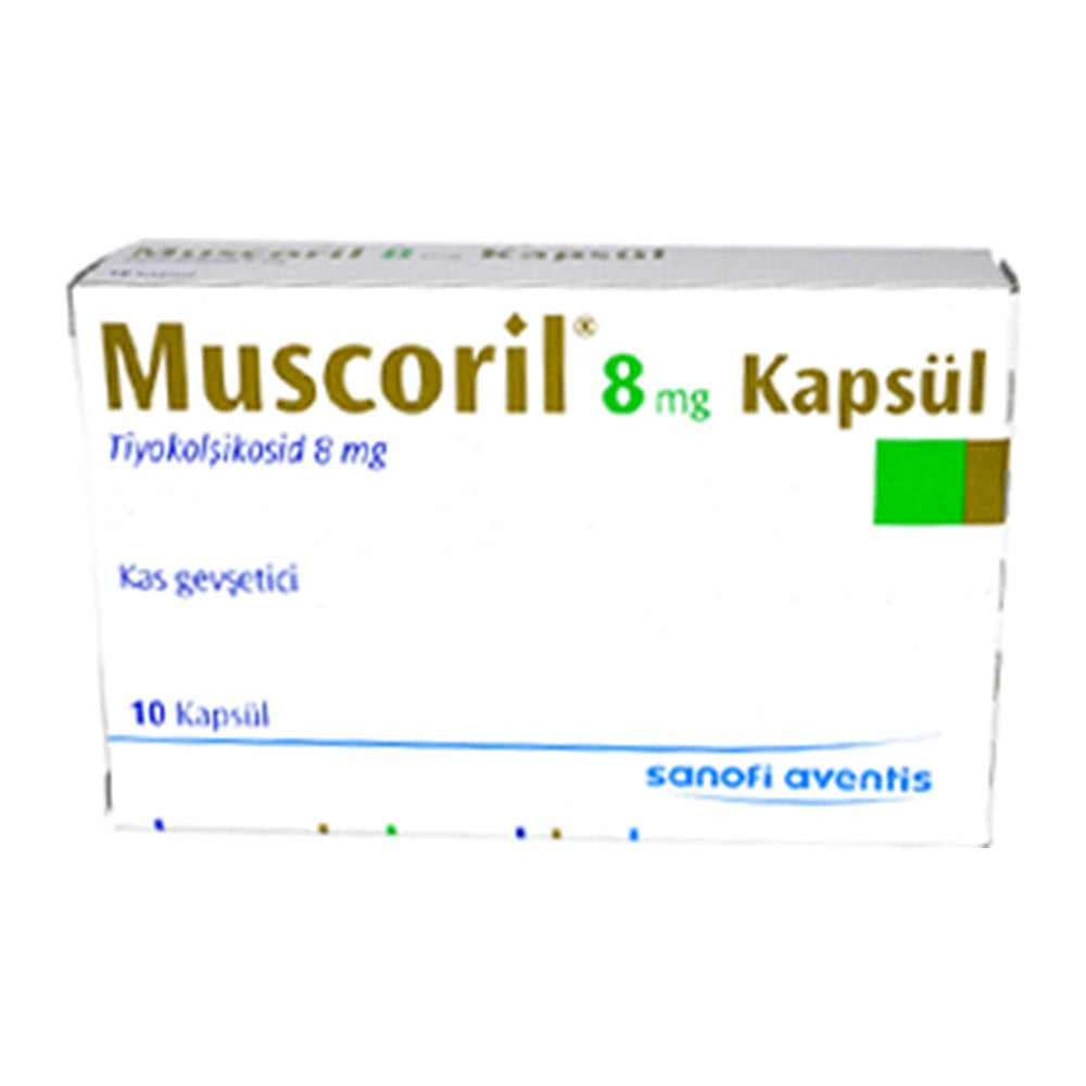 Мускорил 8 mg, 10 капсули – Muscoril 8 mg, 10 capsules
