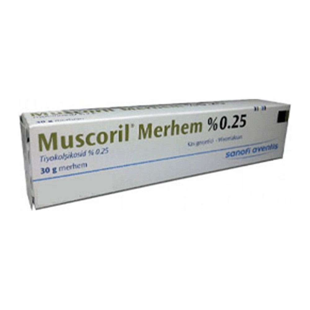 Мускорил маз 0,25%, 30 g – Muscoril 0.25% ointment, 30 g