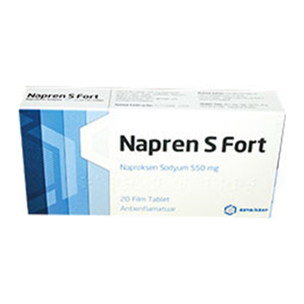 Напрен S Форте 550 mg, 20 филмирани таблетки – Napren S Forte 550 mg, 20 film-coated tablets