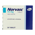 Норваск 10 mg, 30 таблетки – Norvasc 10 mg, 30 tablets