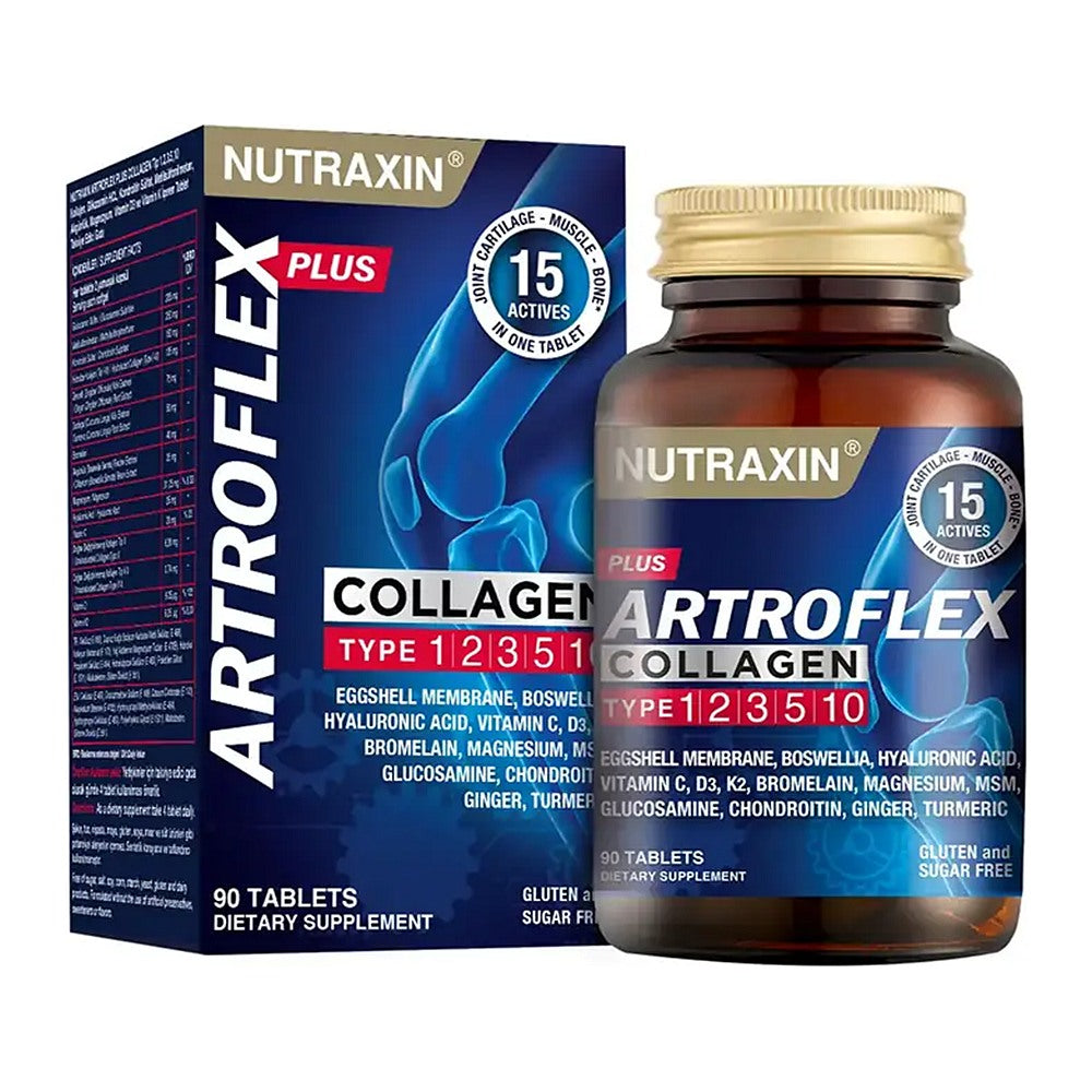 Нутраксин Артрофлекс Плюс Колаген, 90 таблетки – Nutraxin Artroflex Plus Collagen, 90 tablets
