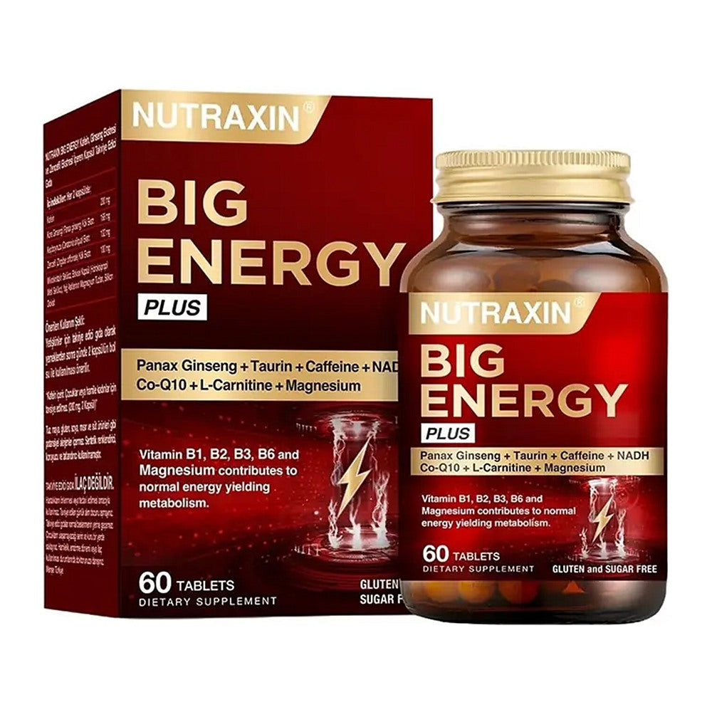 Нутраксин Биг Енерджи Плюс, 60 таблетки – Nutraxin Big Energy Plus, 60 tablets
