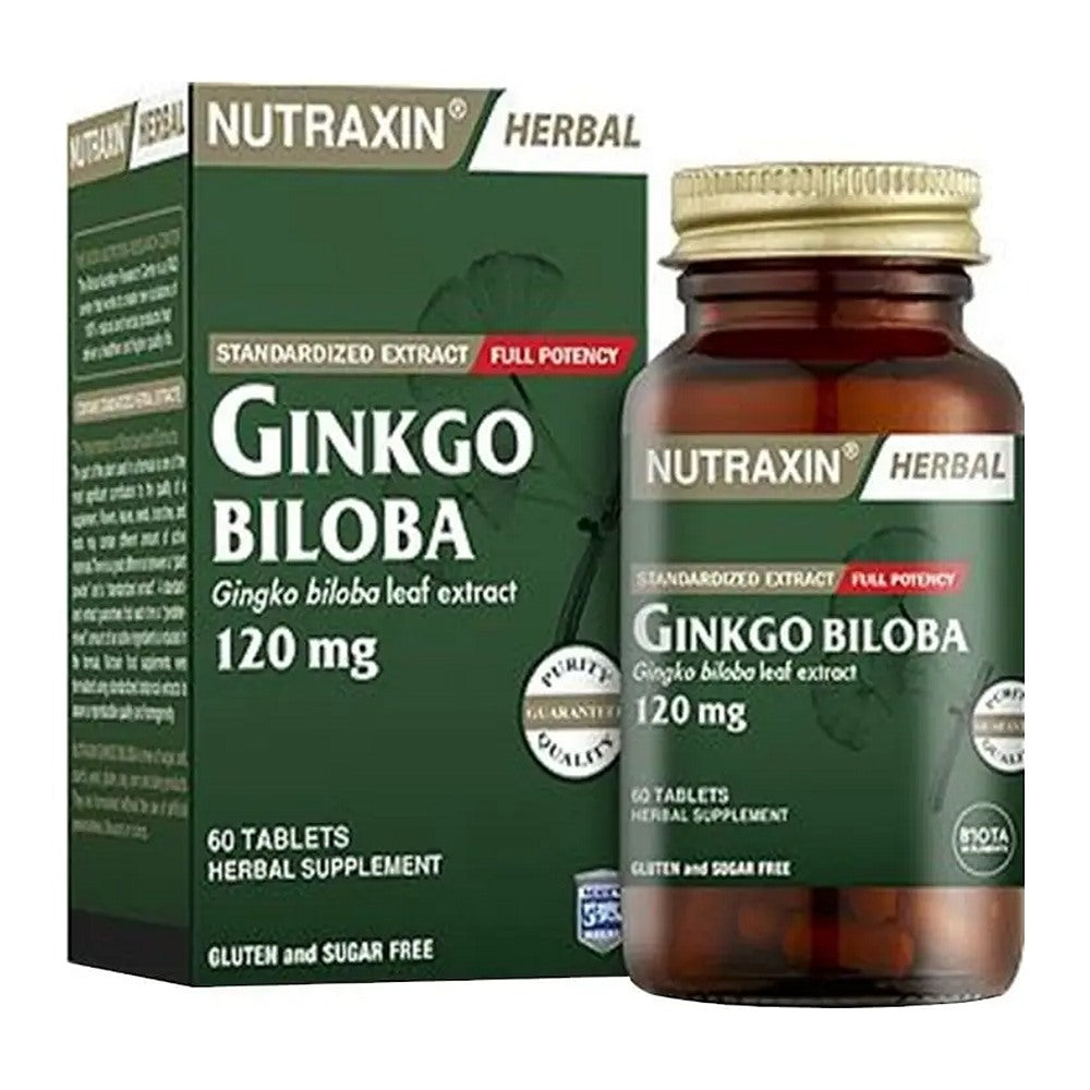 Нутраксин Гинко Билоба, 60 капсули – Nutraxin Ginkgo Biloba, 60 capsules