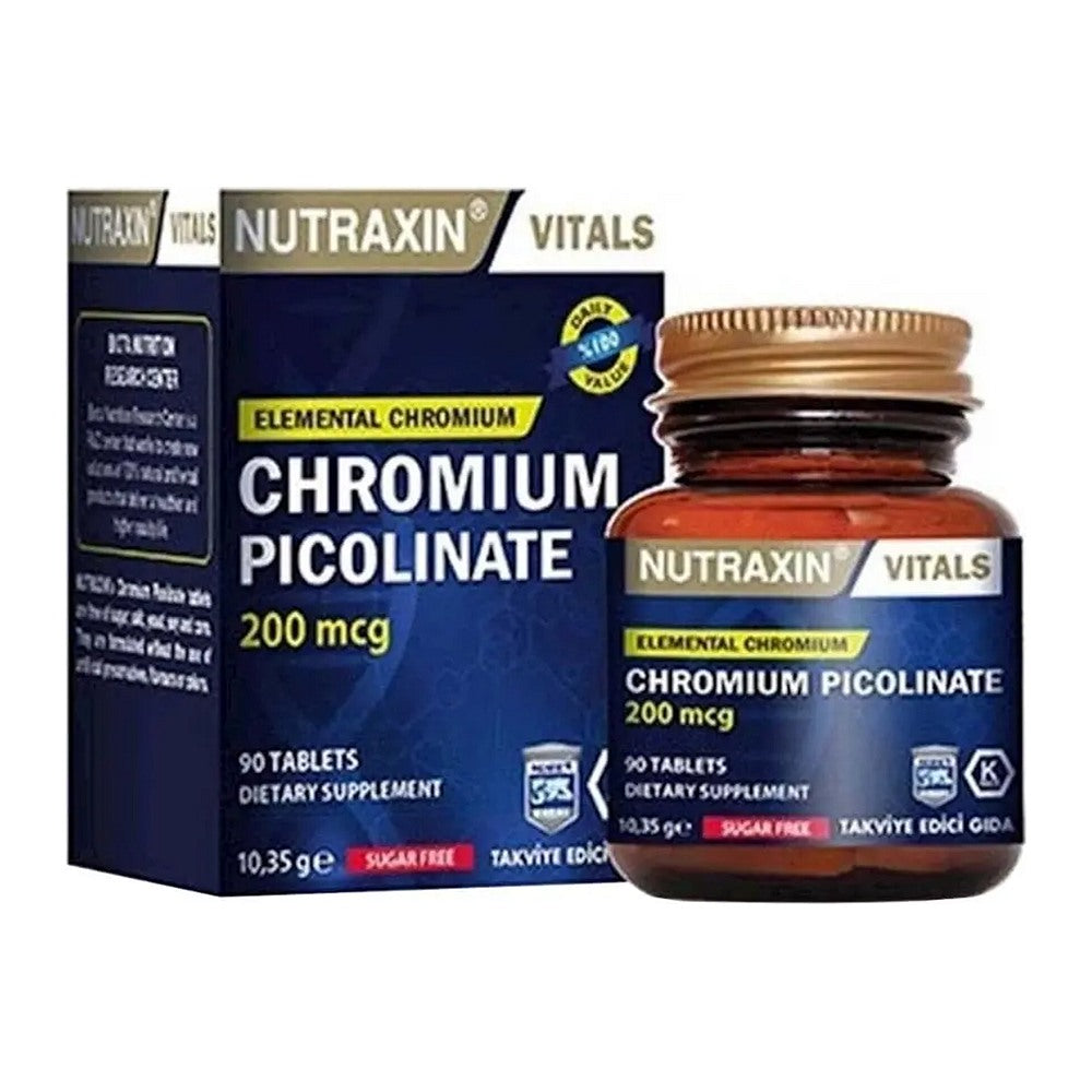 Нутраксин Хром пиколинат, 90 капсули – Nutraxin Chromium Picolinate, 90 capsules