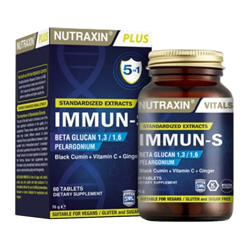 Нутраксин Имун-С, 60 таблетки – Nutraxin Immun-S, 60 tablets