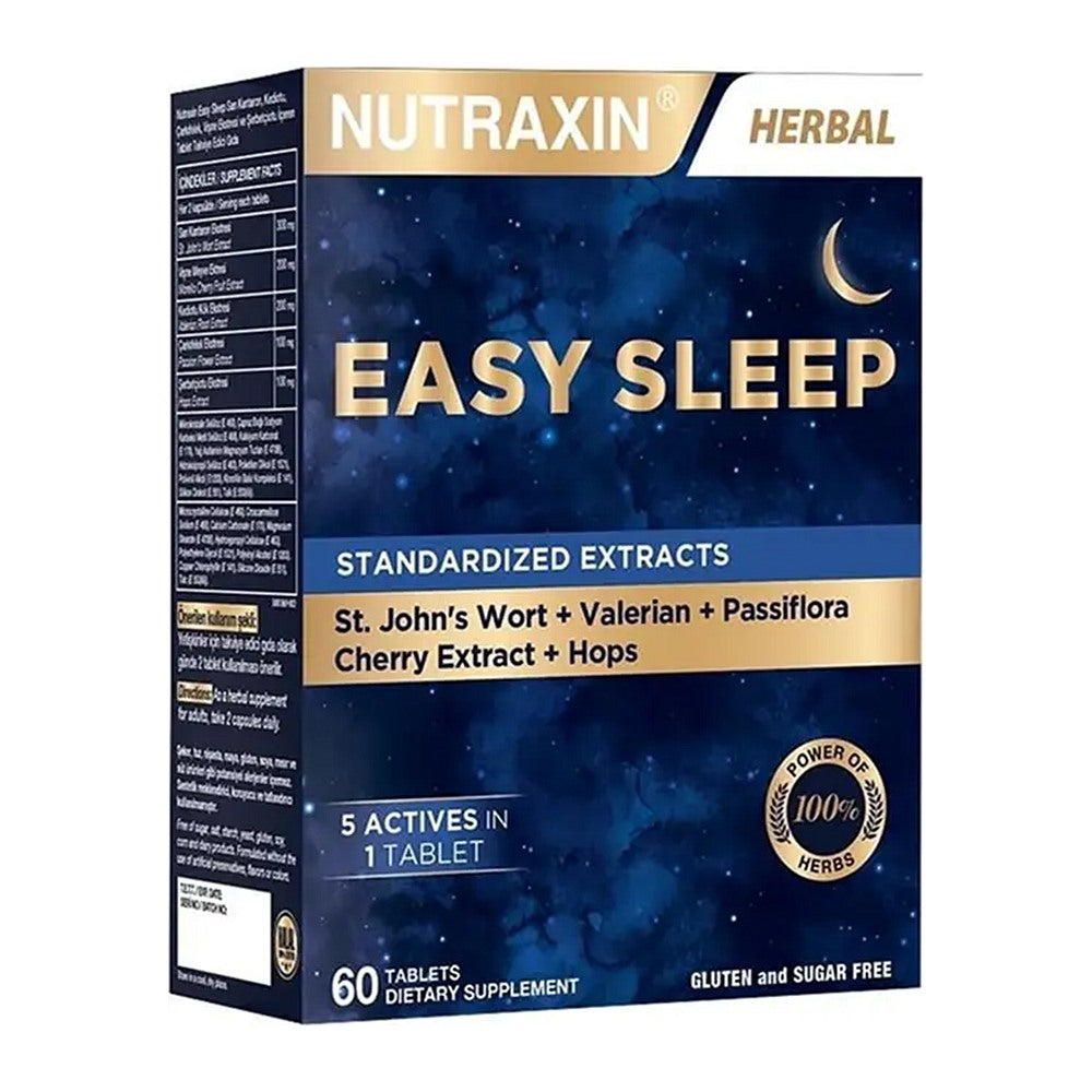 Нутраксин Изи Слийп, 60 таблетки – Nutraxin Easy Sleep, 60 tablets