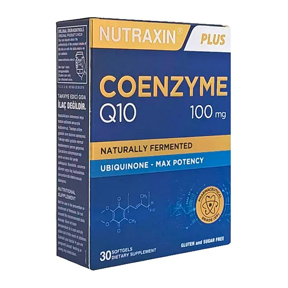 Нутраксин Коензим Q10, 30 меки капсули – Nutraxin CoQ10, 30 softgels