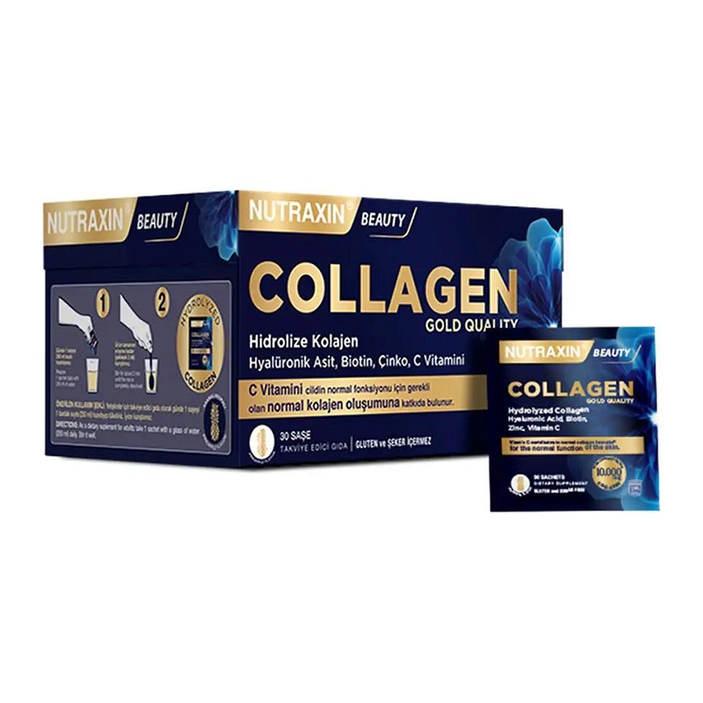 Нутраксин Колаген Голд Куолити, 30 сашета – Nutraxin Collagen Gold Quality, 30 sachets