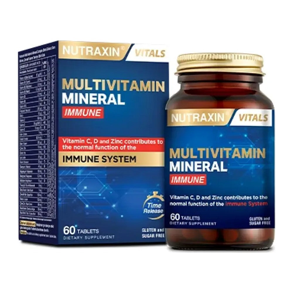 Нутраксин Мултивитамин Имюн, 60 таблетки – Nutraxin Multivitamin Mineral Immune, 60 tablets