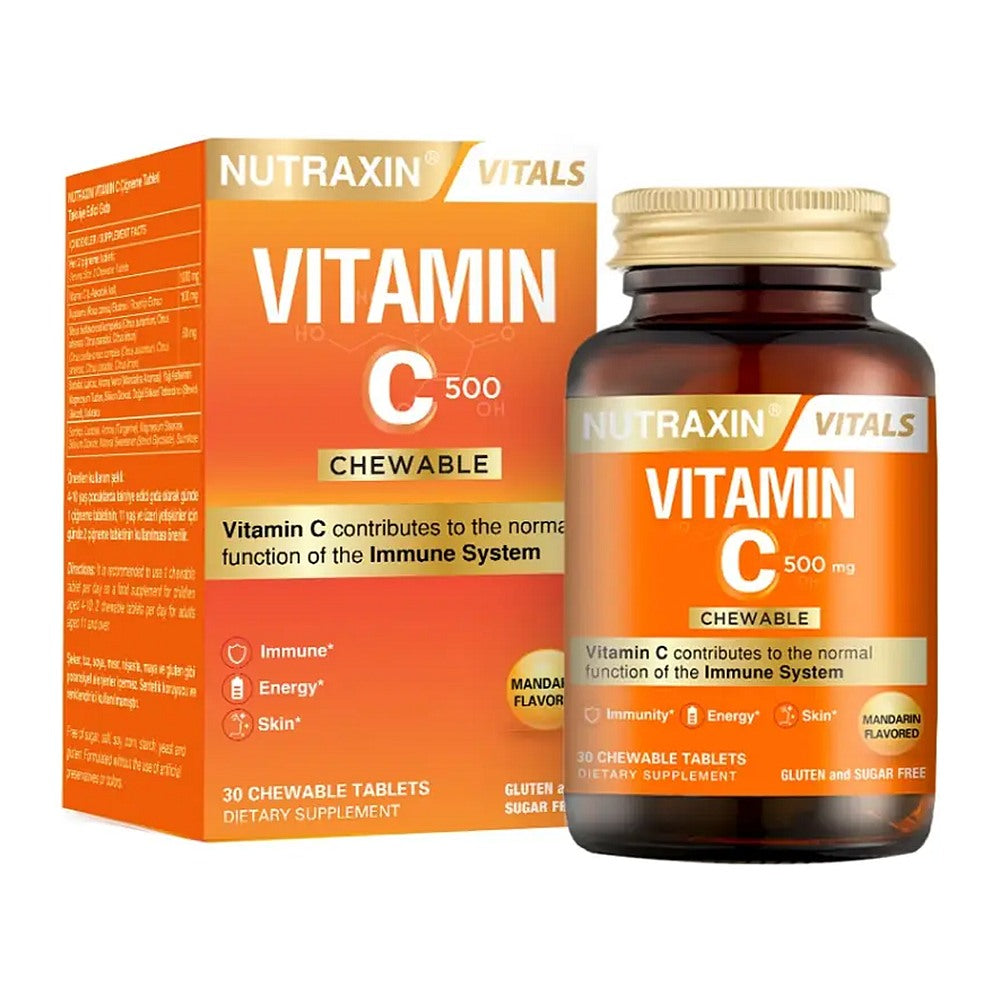 Нутраксин Витамин C 500 mg, 30 таблетки – Nutraxin Vitamin C 500 mg, 30 tablets