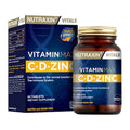 Нутраксин Витамин Макс C + D + цинк, 60 таблетки – Nutraxin Vitamin Max C + D + Zinc, 60 tablets