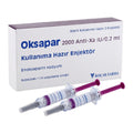 Оксапар 2000 anti-Xa IU/0,2 ml, 2 предварително напълнени спринцовки – Oksapar 2000 anti-Xa IU/0.2 ml, 2 pre-filled syringes