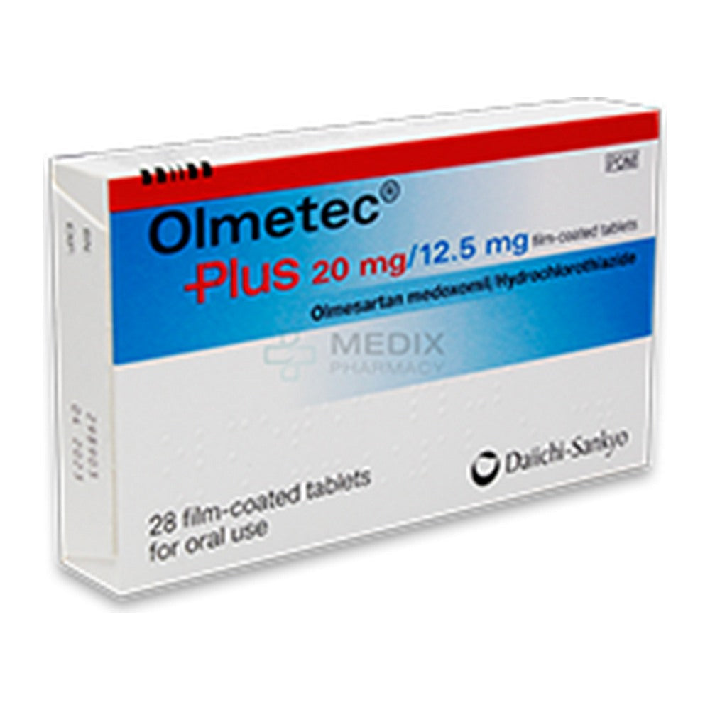 Олметек Плюс 20 mg/25 mg, 28 филмирани таблетки – Olmetec Plus 20 mg/25 mg, 28 film-coated tablets