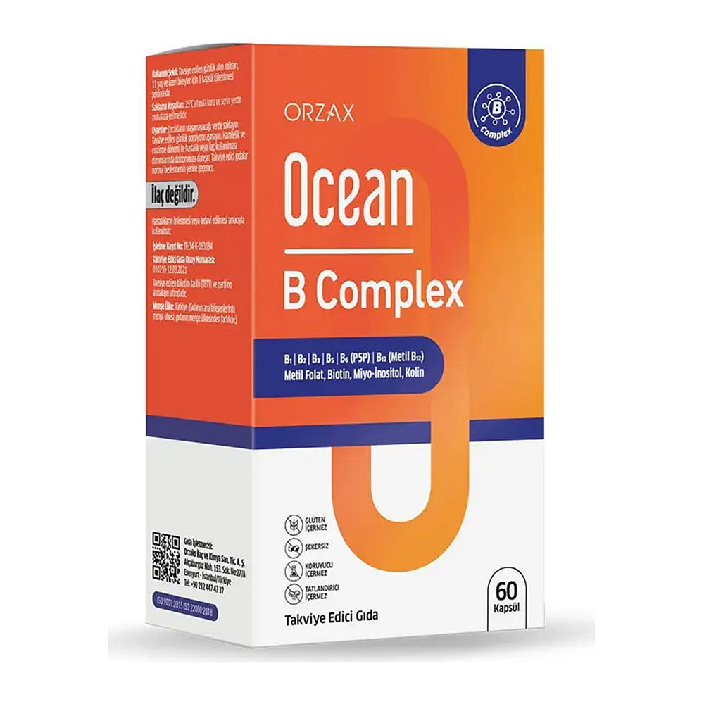Оушън B Комплекс, 60 капсули – Ocean B Complex, 60 capsules