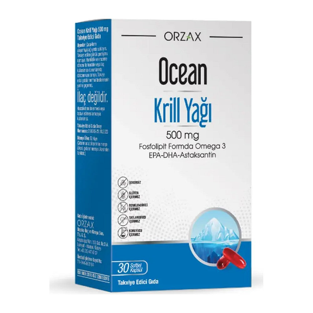 Оушън Крил масло, 30 капсули – Ocean Krill Oil, 30 capsules